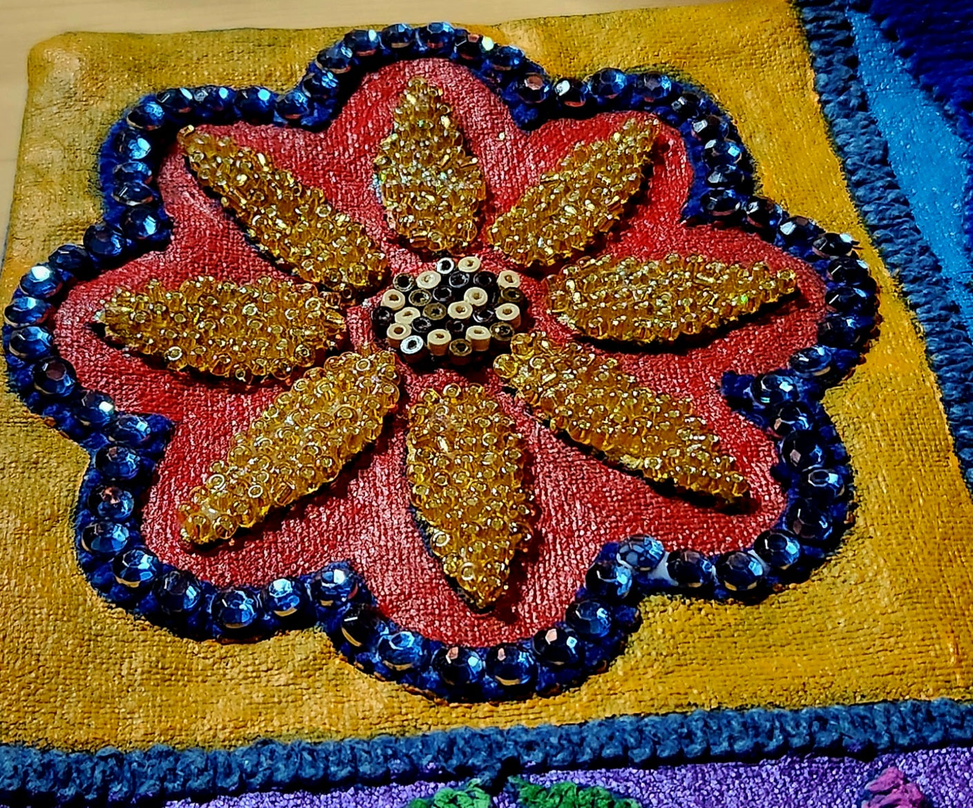Custom Glass Beaded Pillows