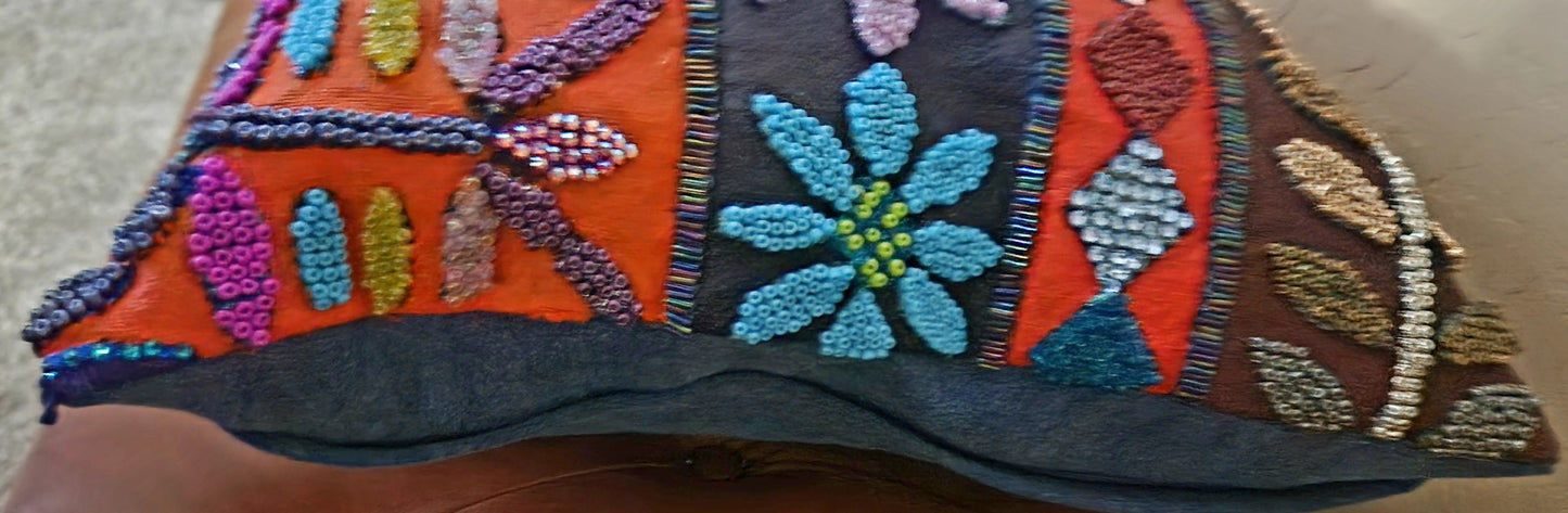 Custom Glass Beaded Pillows