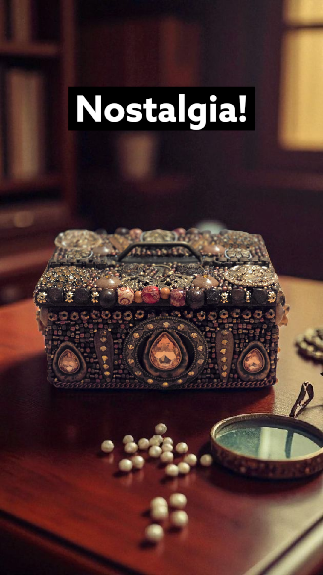 Custom Bronze Brown Memory Box
