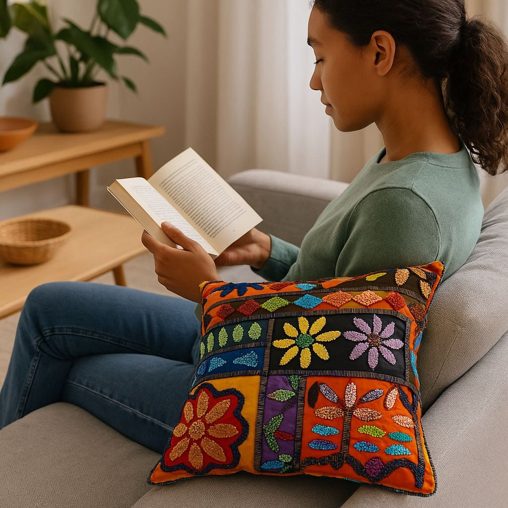 Custom Glass Beaded Pillows