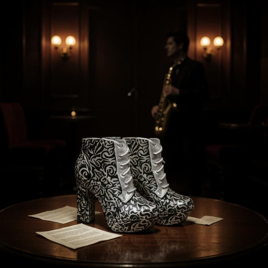 Custom Handpainted  Ankle Boots