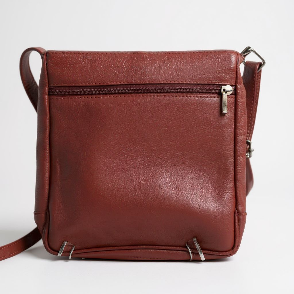 Handpainted Leather Shoulder Handpainted