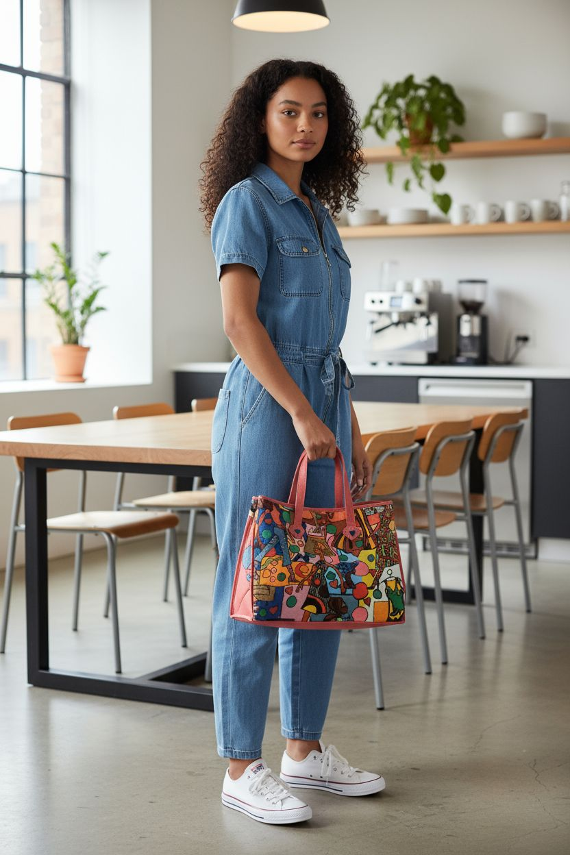 Custom Hand Painted Tote Bag