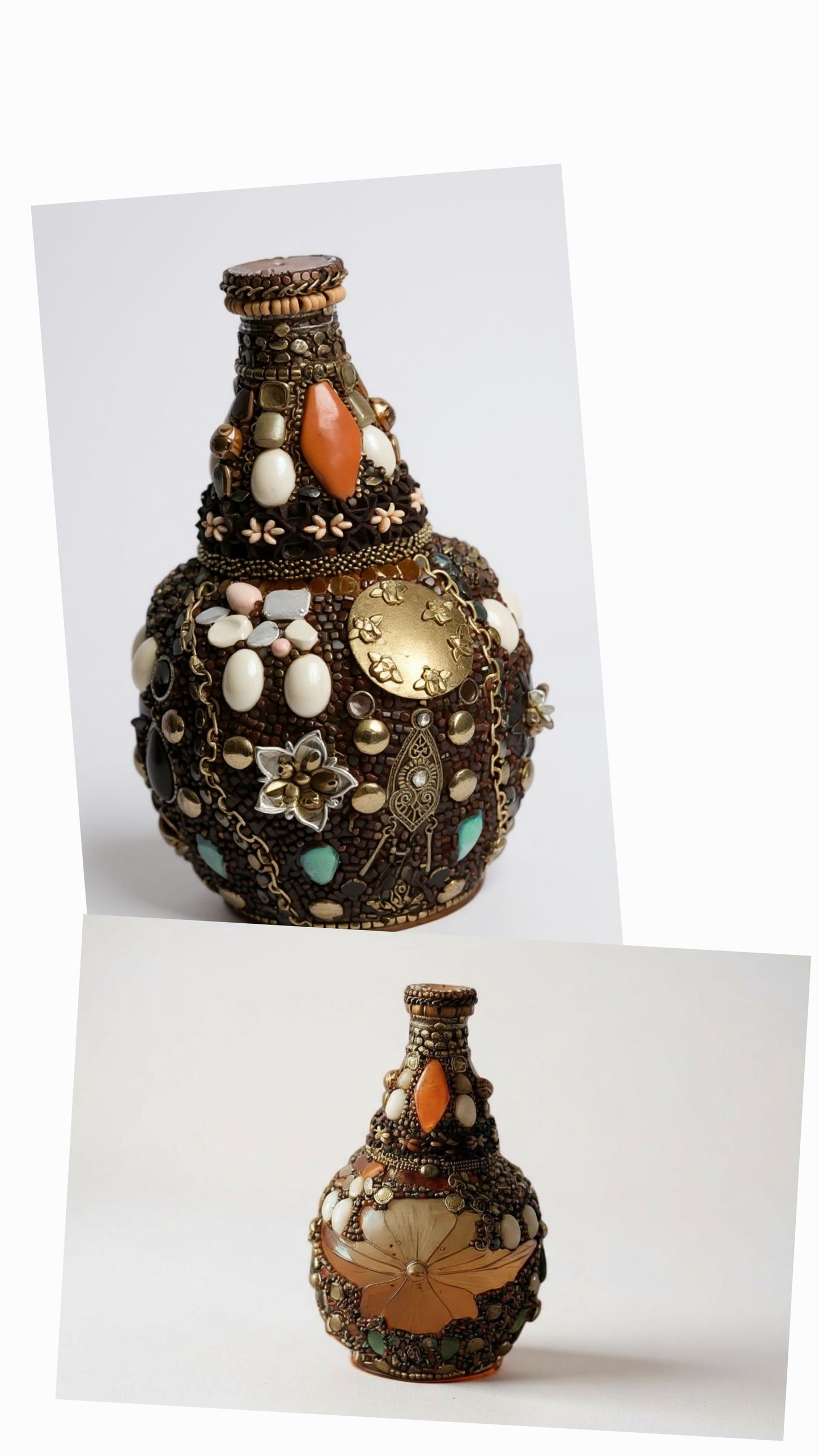 Decorative Hand Beaded Vase