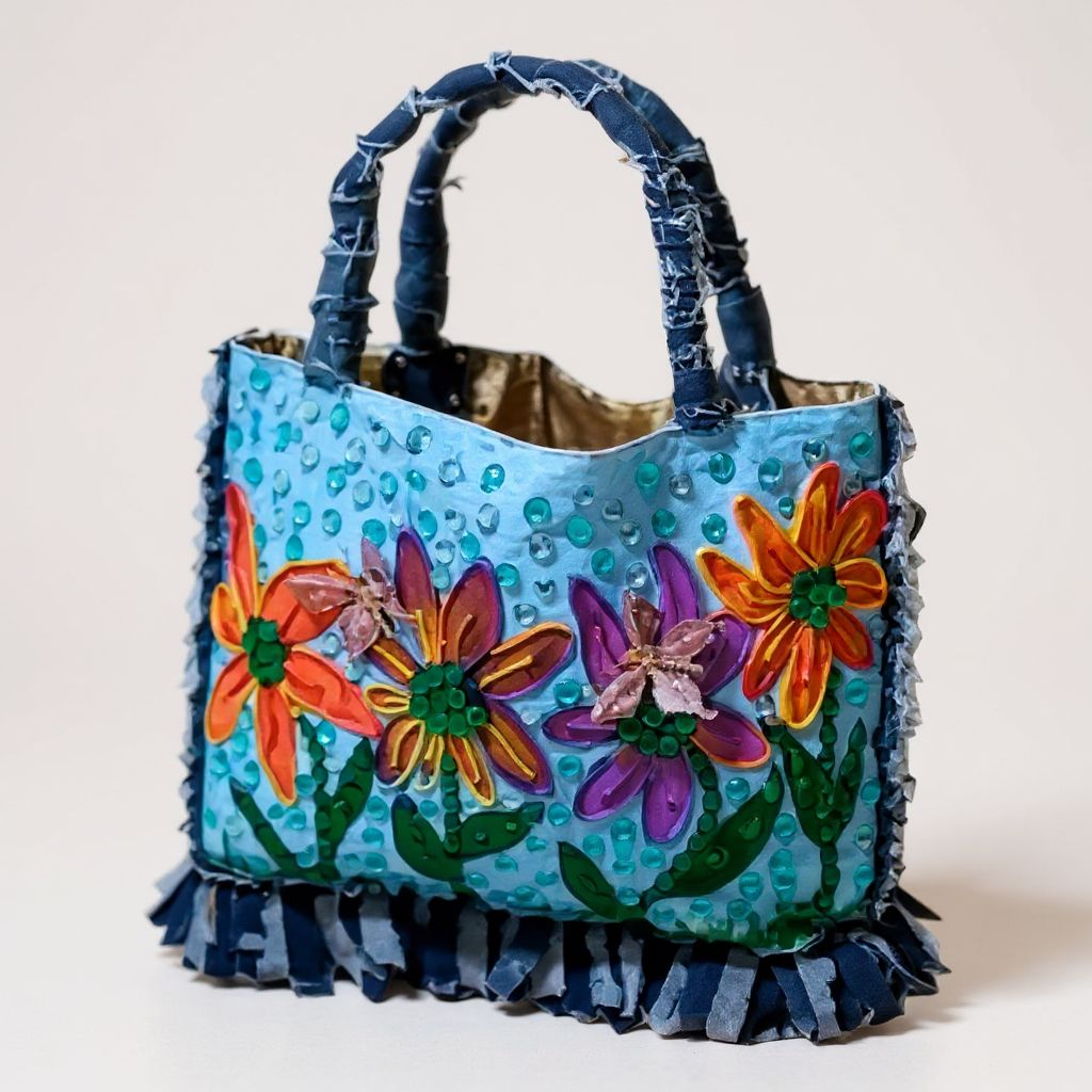 Custom Handpainted  Purse
