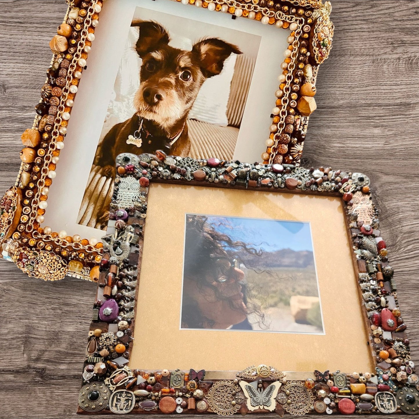 Beautiful Custom Beaded Picture Frame