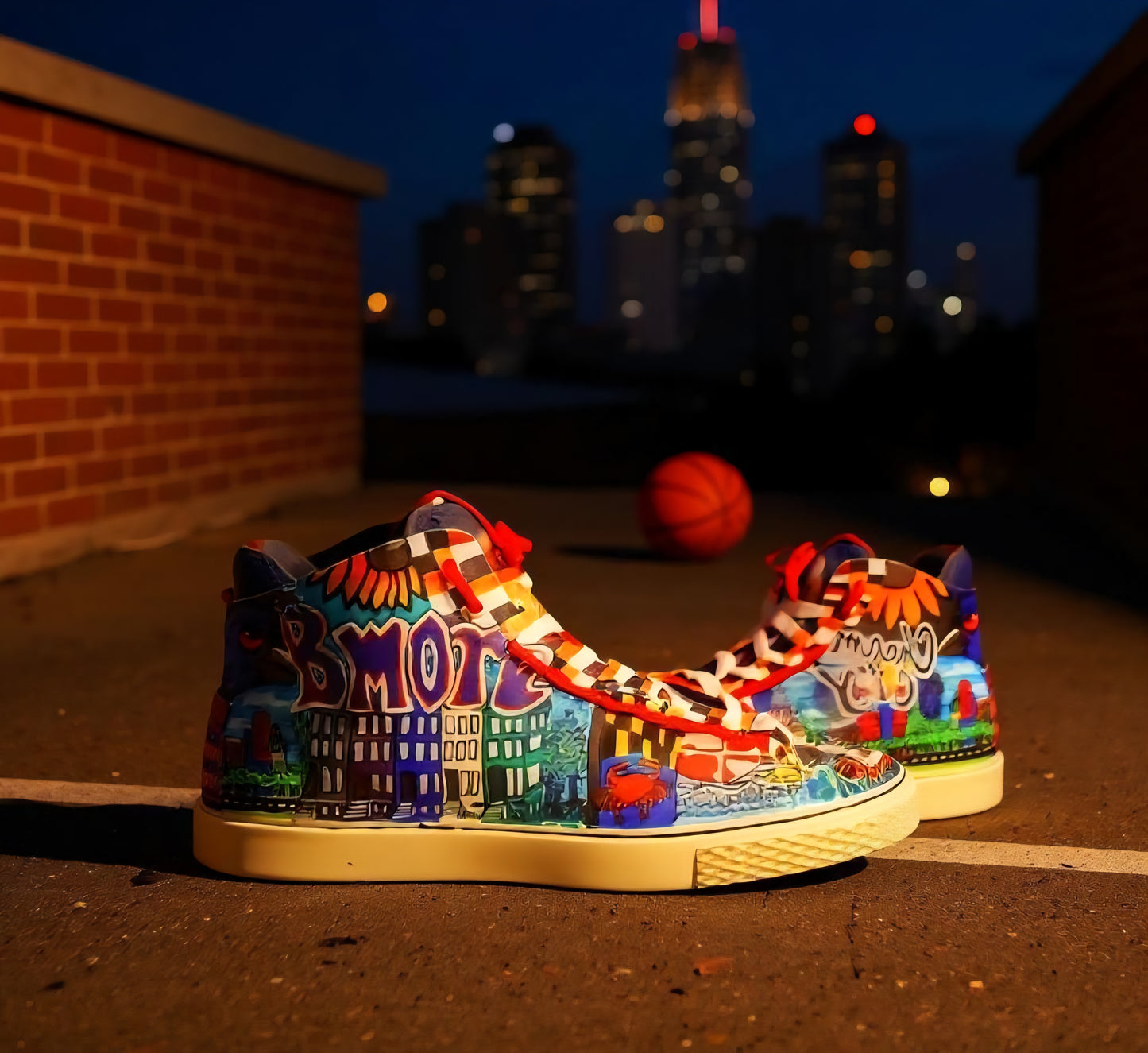 Custom Handpainted Tennis Shoes