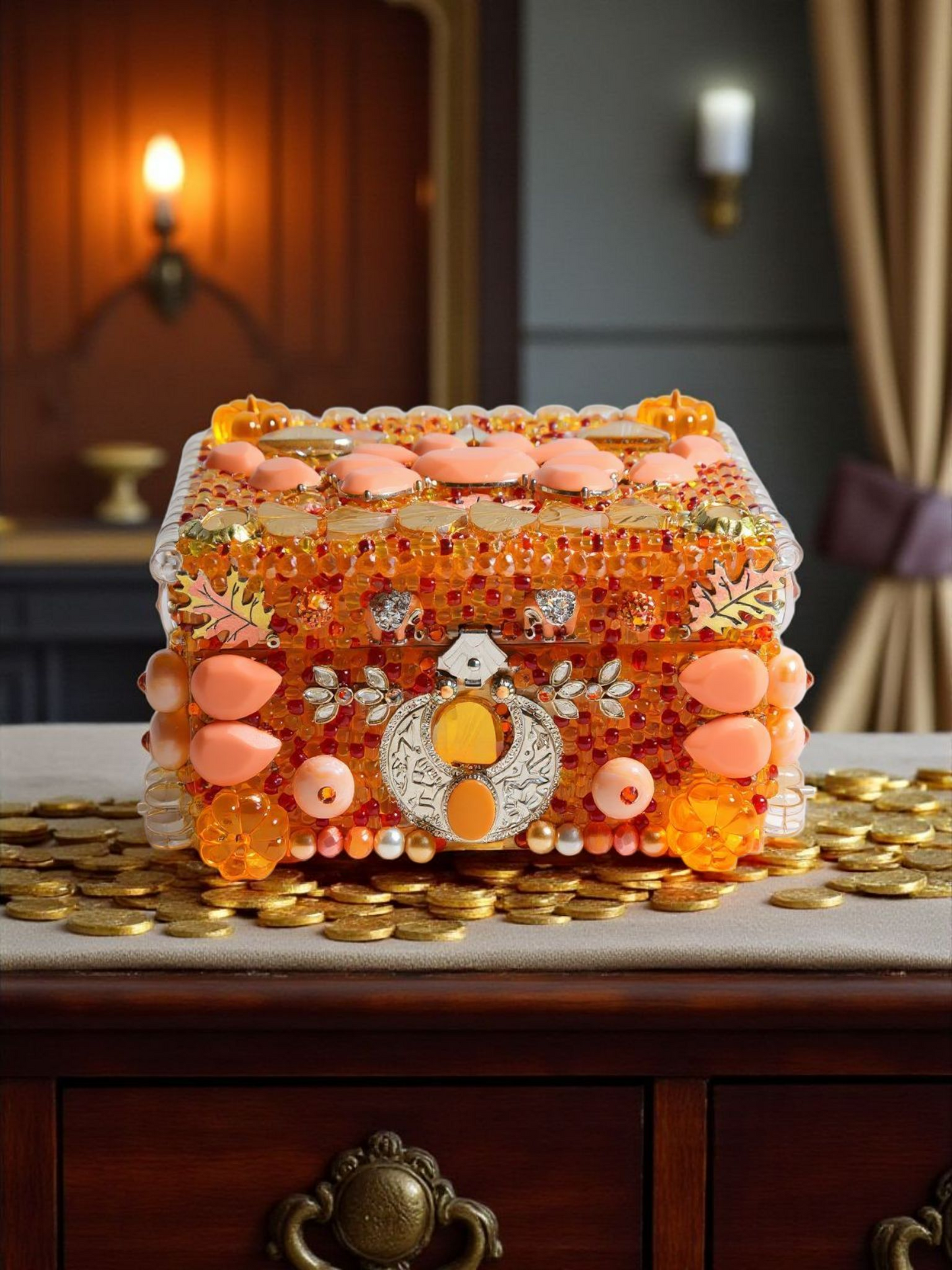 Custom Beaded Memory Box