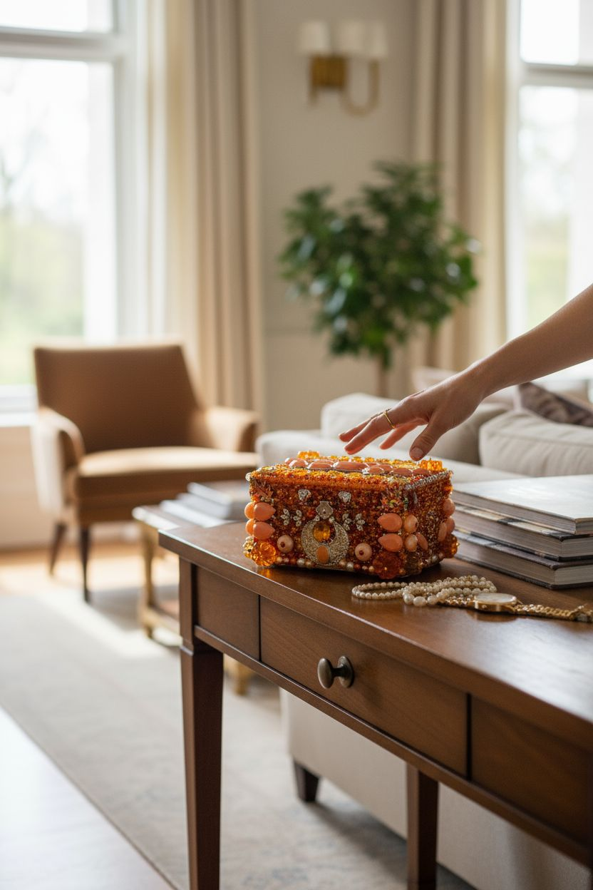 Custom Beaded Memory Box