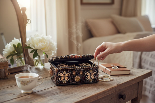 Custom Bronze Brown Memory Box