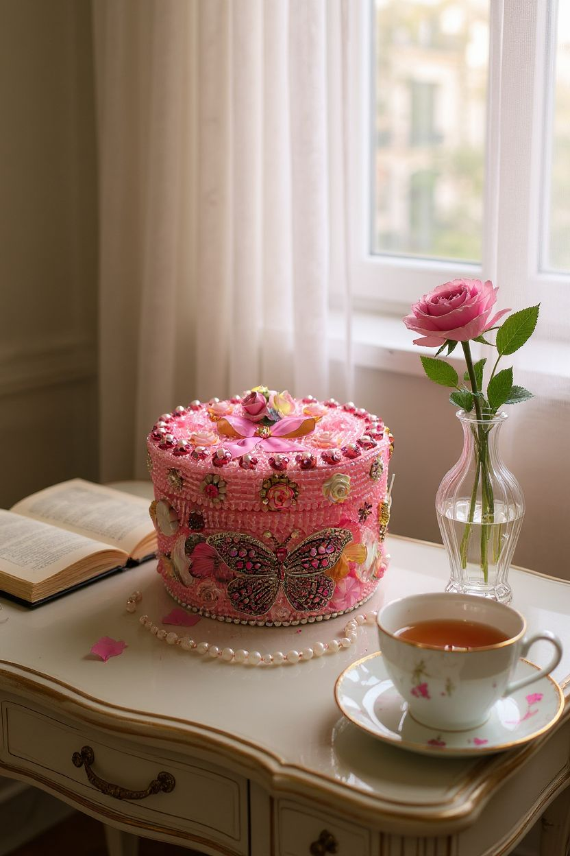 Round Custom Memory Box