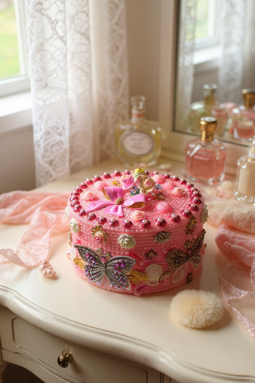 Round Custom Memory Box