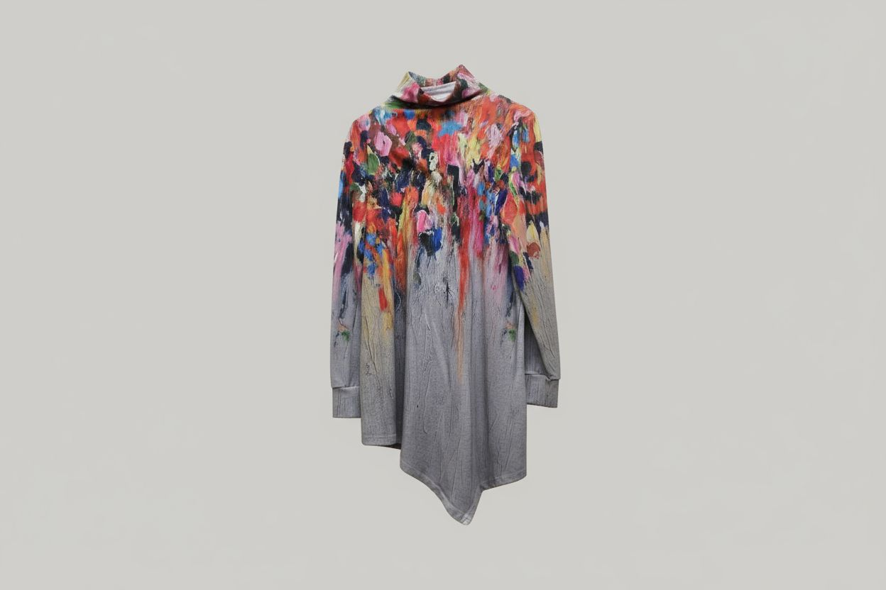 Up-cycled Asymmetrical Pants Set