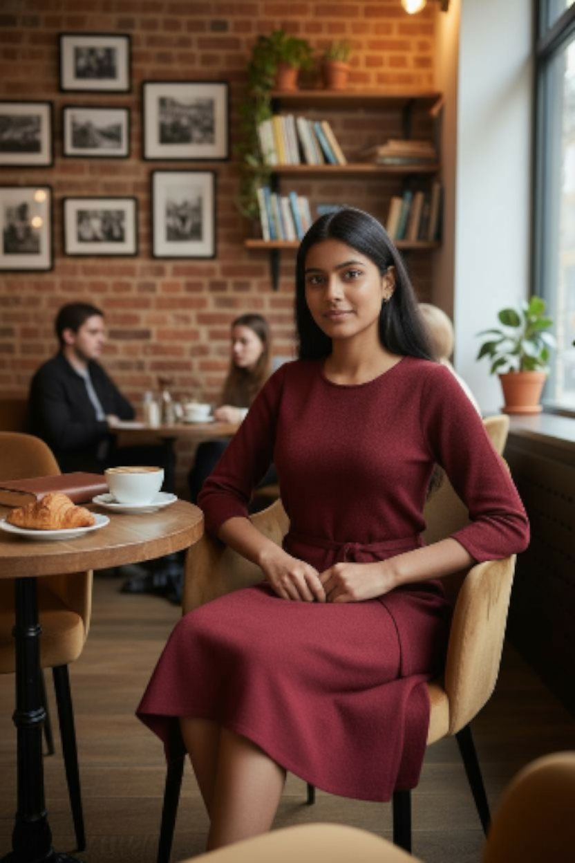 Holiday Cranberry Dress