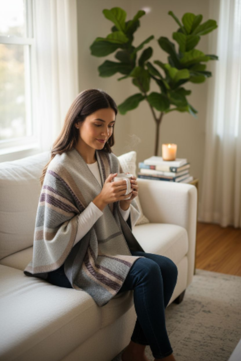 Winter Poncho Sweater