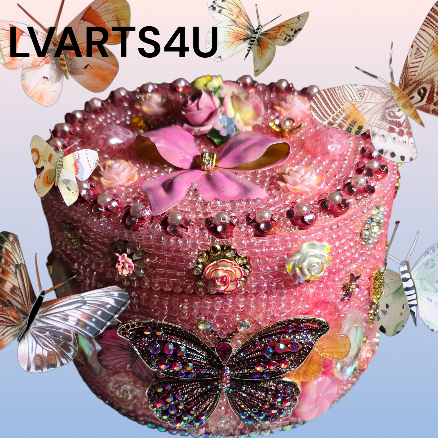 Round Custom Memory Box