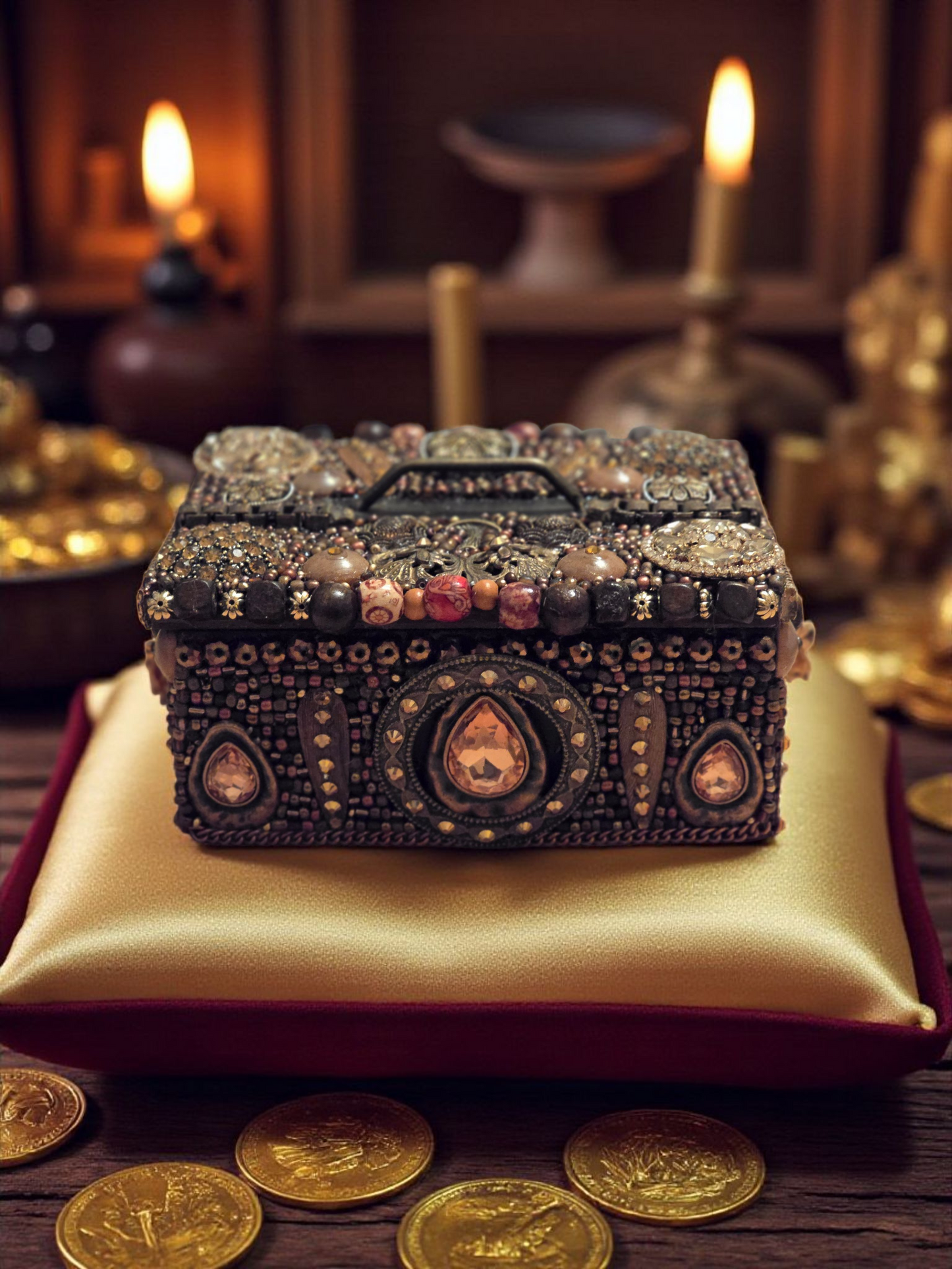 Custom Beaded Memory Box