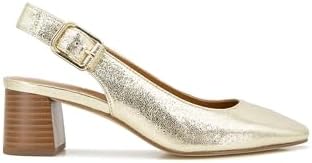 Up-cycled Gold Tone Kenzie Pumps