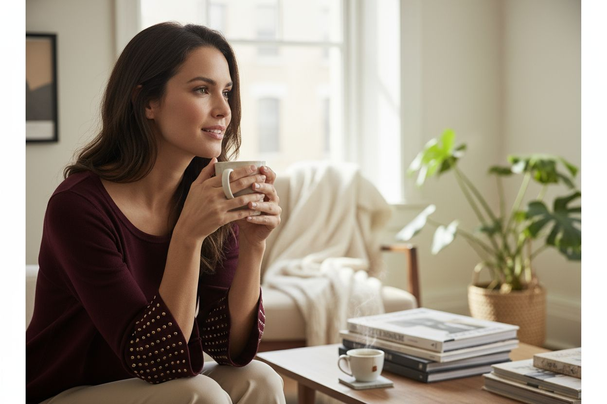 Up-cycled Maroon Fall Dress