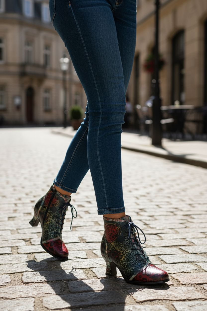 Up-cycled L'Artiste 1920's Concert Bootie