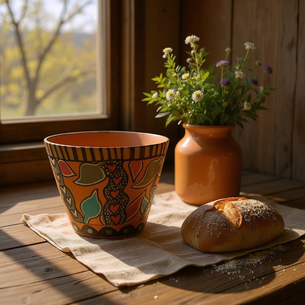 Handpainted  Mini Flower Pots