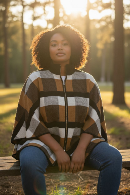 Winter Poncho Sweater