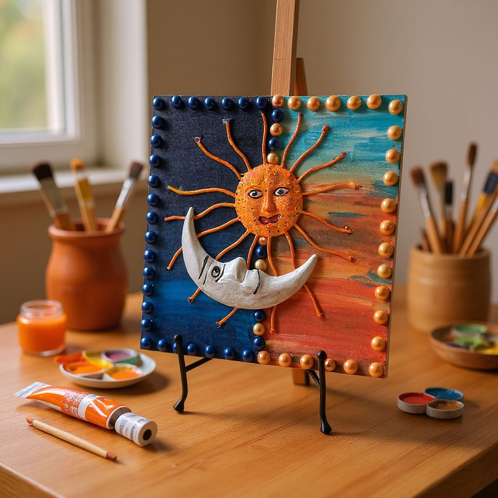 Sun and Moon Wall or Picture Decor