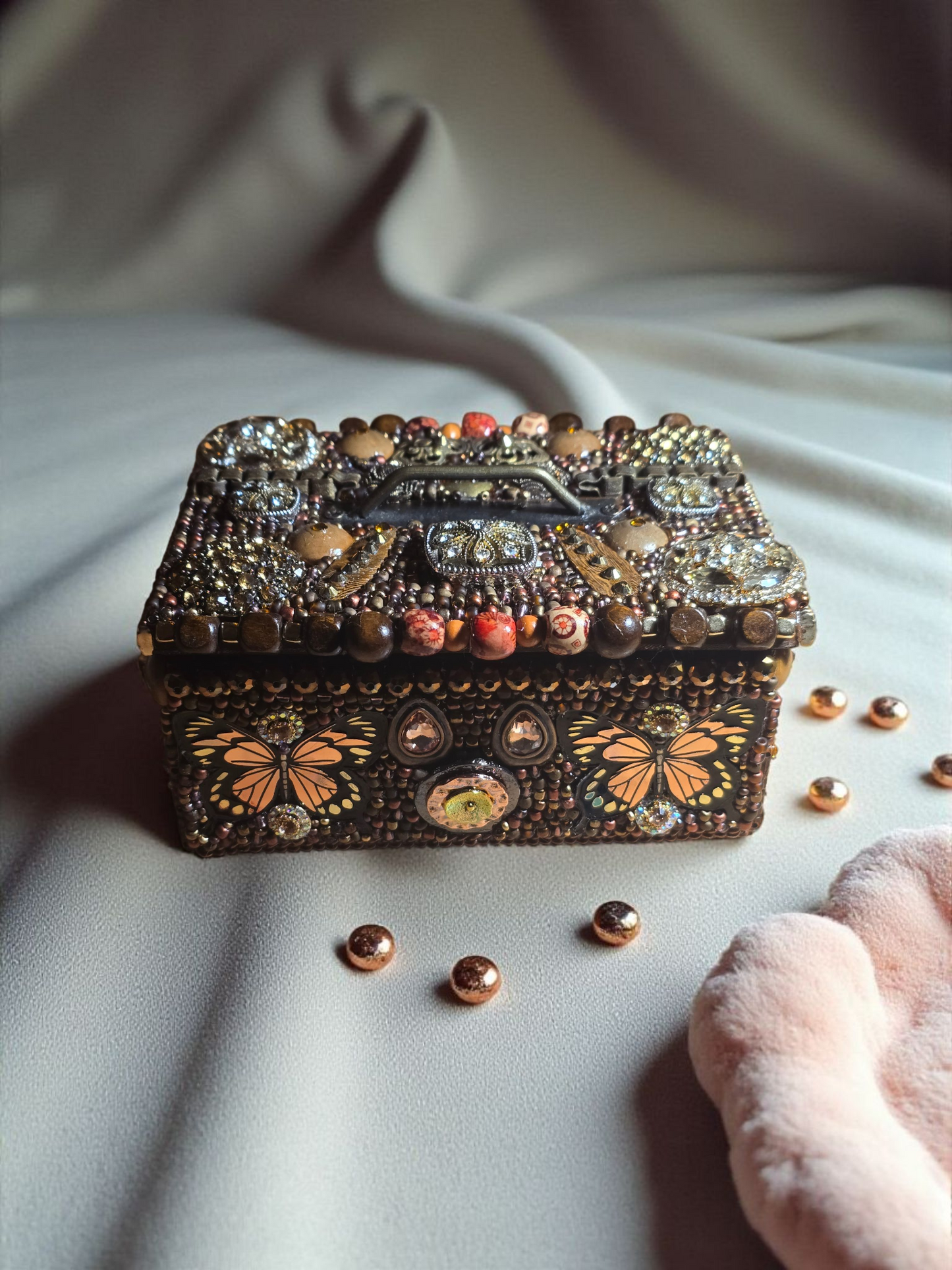 Custom Beaded Memory Box