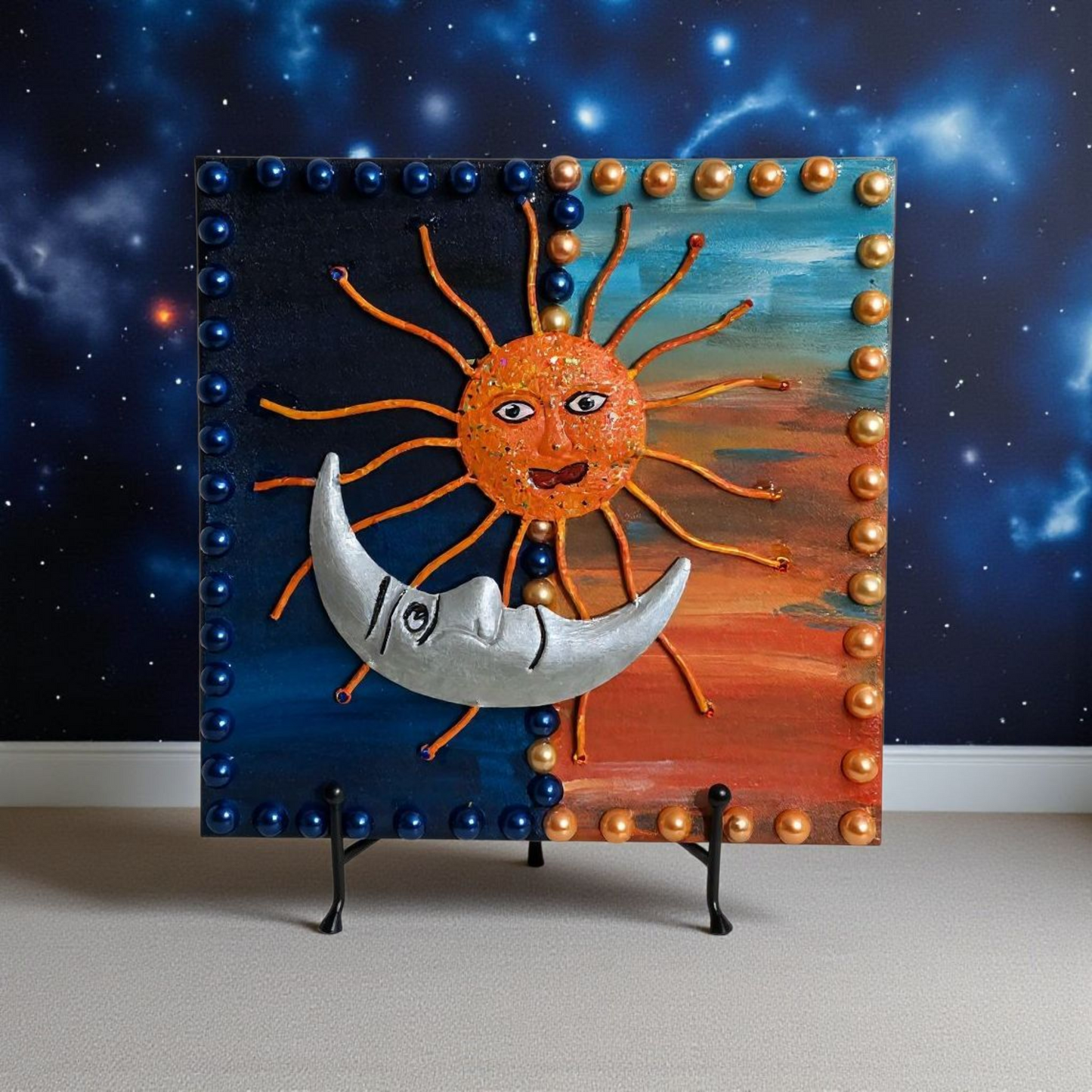 Sun and Moon Wall or Picture Decor
