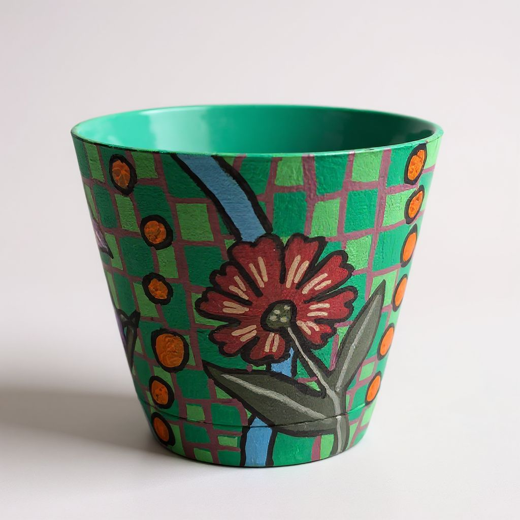 Handpainted  Mini Flower Pots