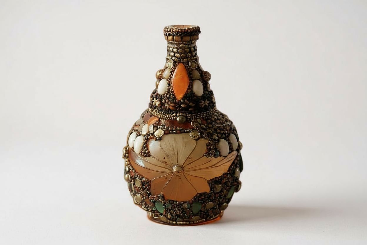 Decorative Hand Beaded Vase