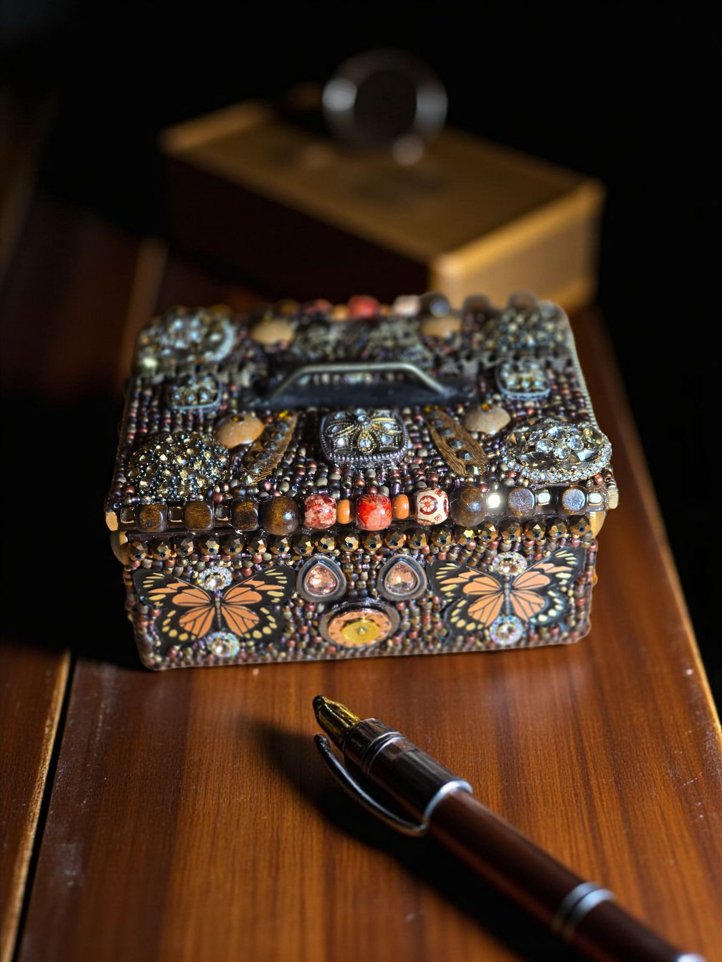 Custom Beaded Memory Box
