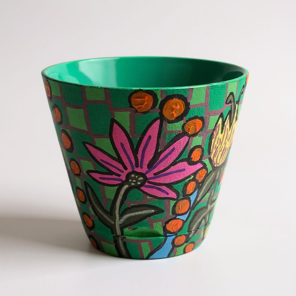 Handpainted  Mini Flower Pots